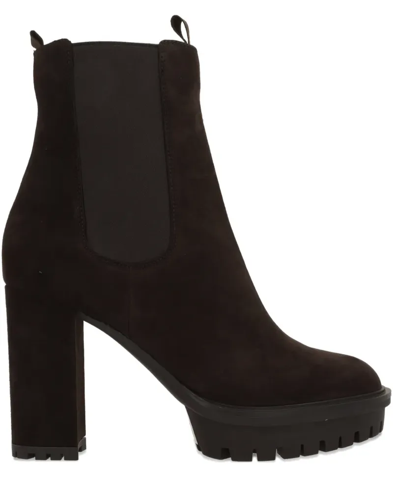 Gianvito Rossi 70mm suede ankle boots - Braun Braun
