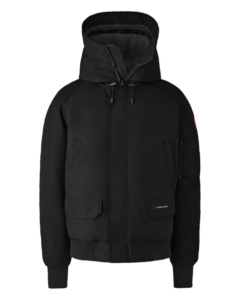 Canada Goose Gefütterte Kapuzenjacke - Schwarz Schwarz