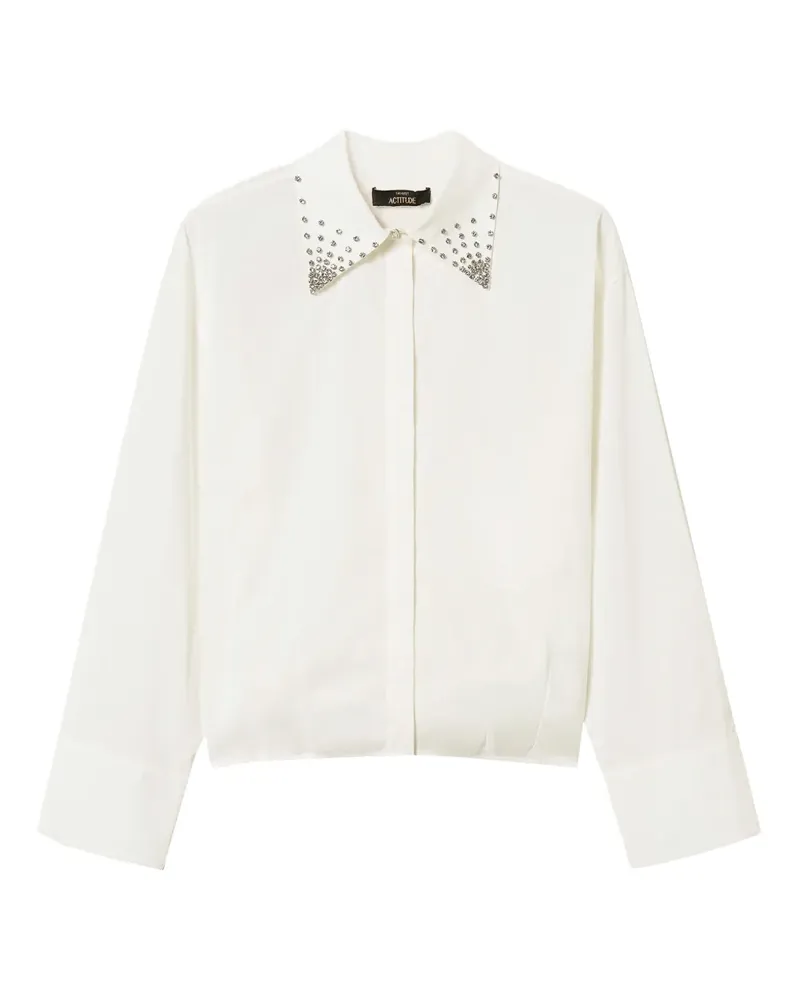 Twin-Set Langärmeliges Hemd - Weiß Weiß