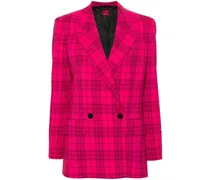 Karierte Jacke - Rosa