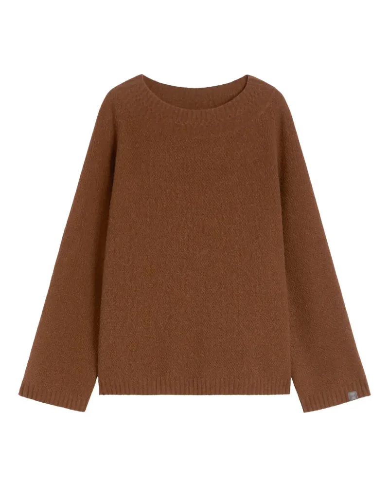 Max Mara long-raglan-sleeves sweater - Braun Braun