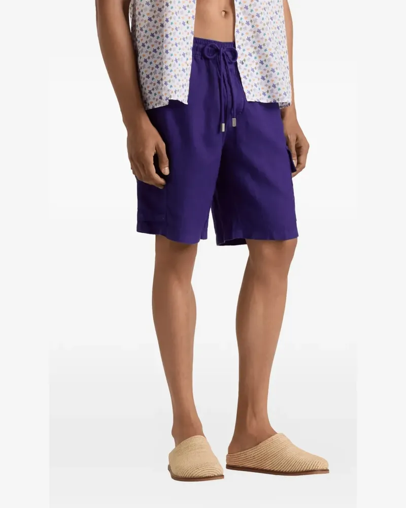 Vilebrequin Bermudas aus Leinen - Violett Violett