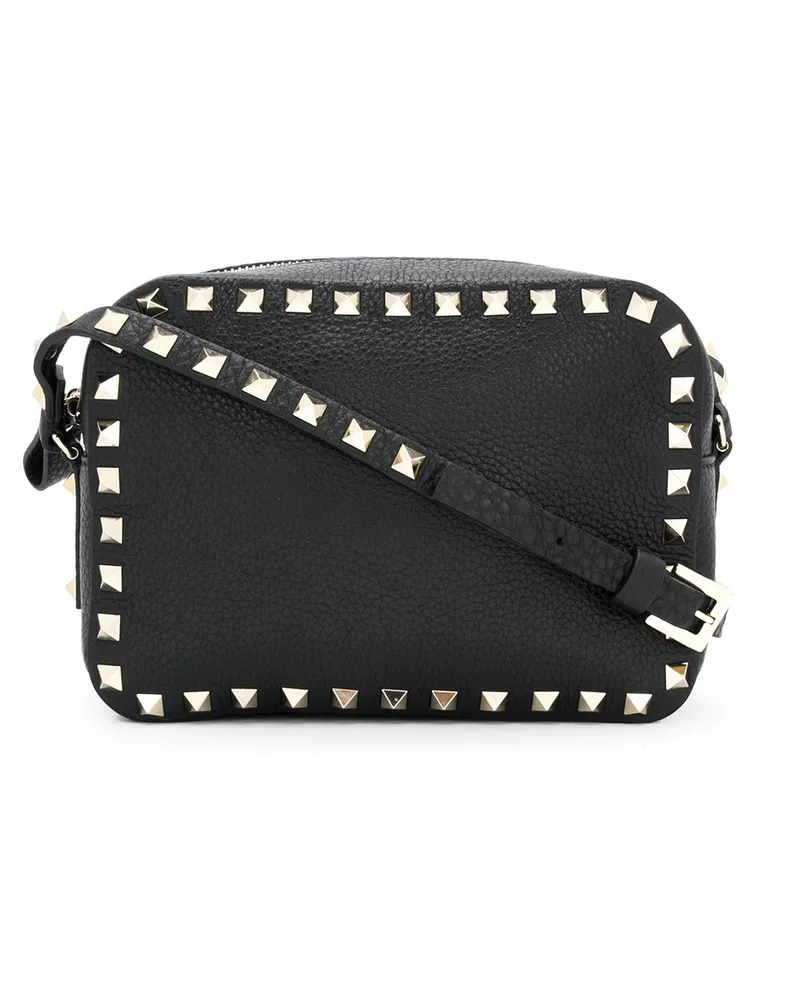 Valentino Garavani Kleine Rockstud Umhängetasche - Schwarz Schwarz