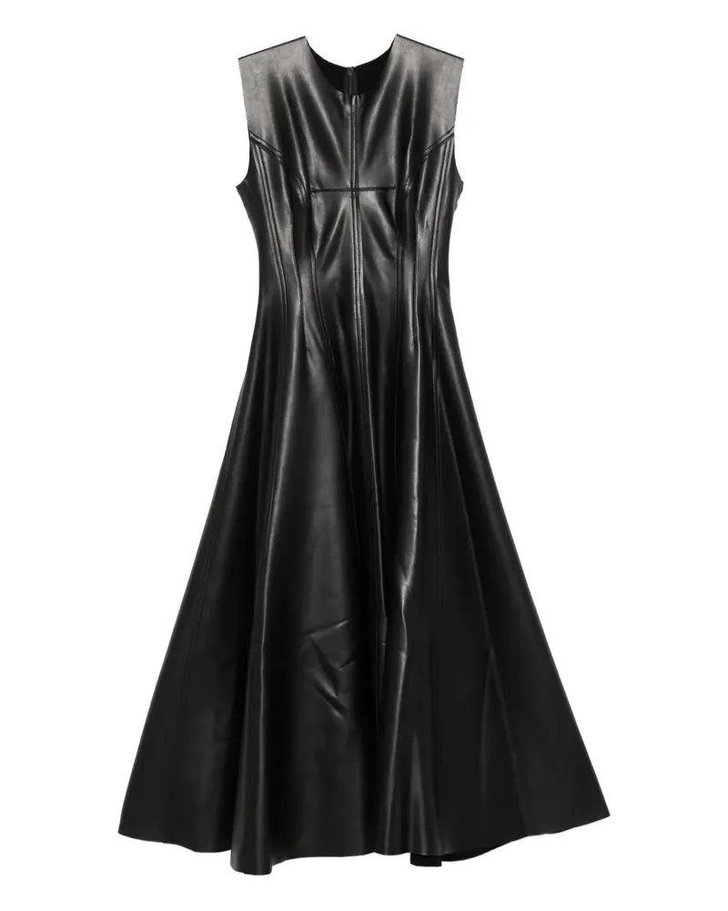 Norma Kamali panelled dress - Schwarz Schwarz