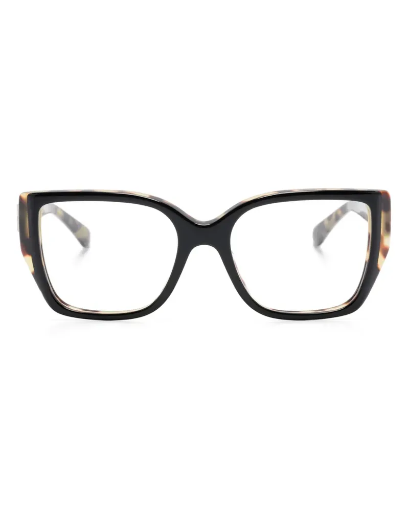 Michael Kors Eckige Castello Brille - Schwarz Schwarz
