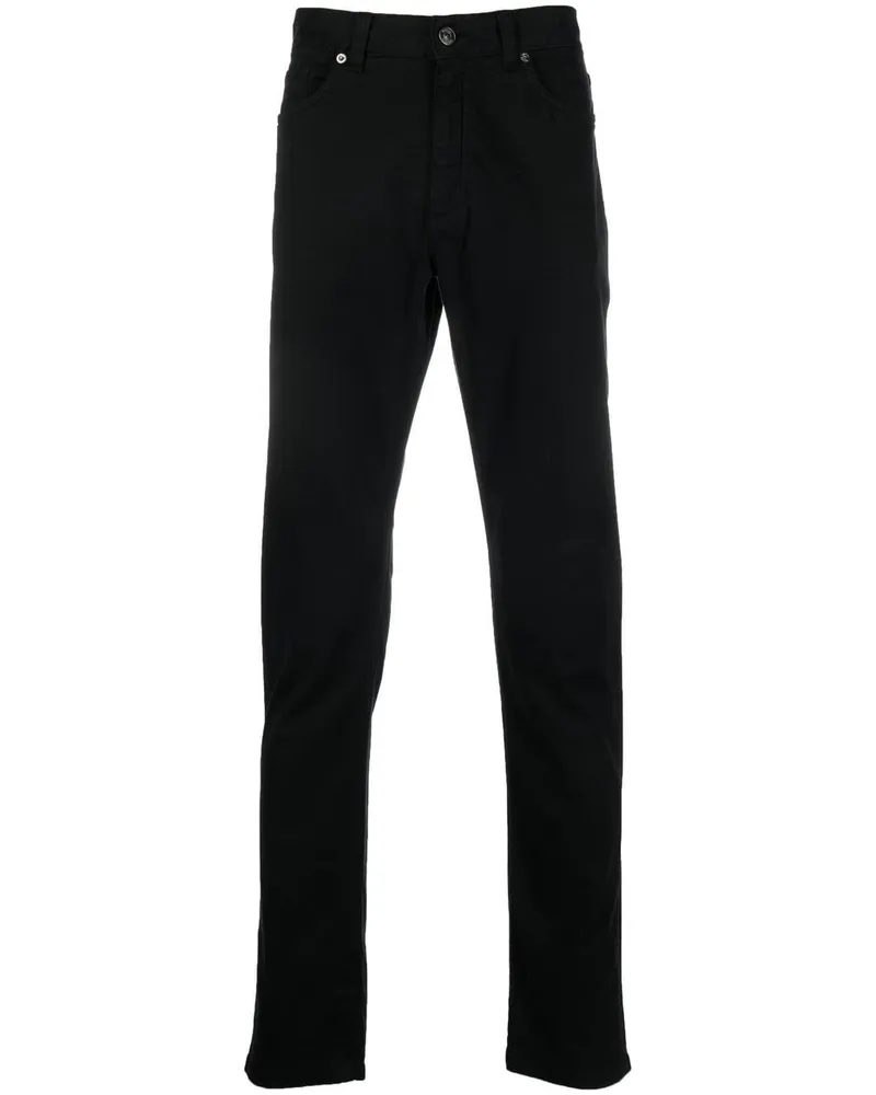 Ermenegildo Zegna Roccia Slim-Fit-Jeans - Schwarz Schwarz