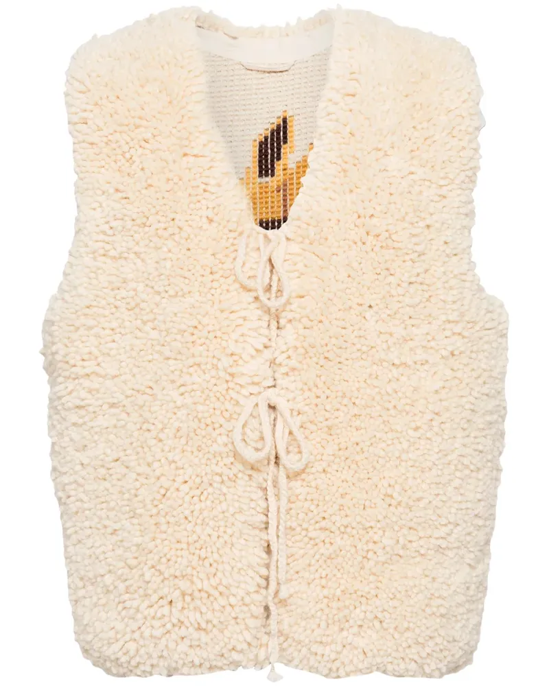 BODE Pony Tapestry Weste - Nude Nude