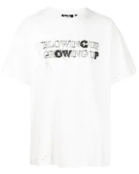 Haculla Blowing Up Growing Up T-Shirt Weiß