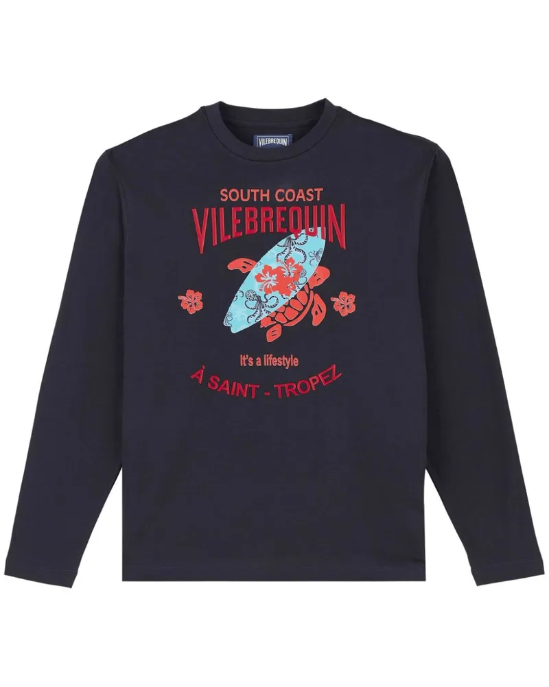 Vilebrequin Turtles Surf T-Shirt - Blau Blau