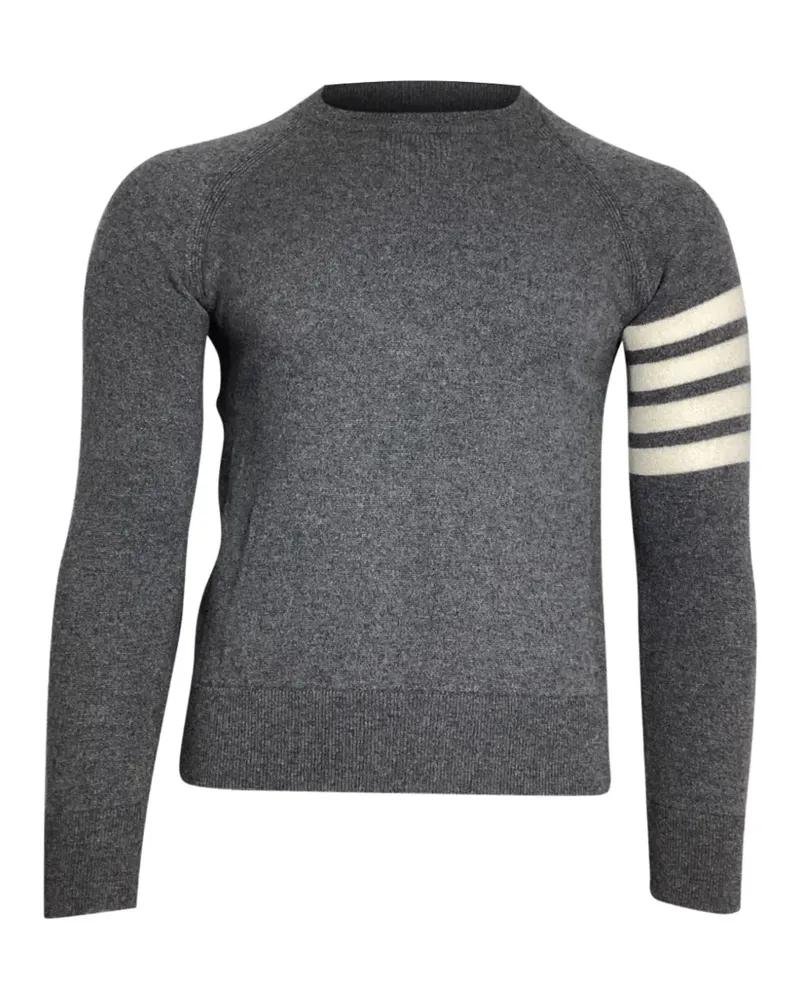Thom Browne 4-bar crew-neck sweatshirt - Grau Grau