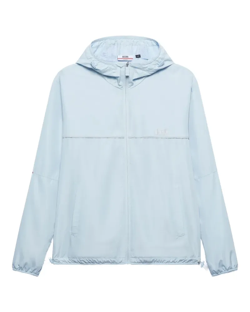 GCDS Windbreaker mit Logo-Applikation - Blau Blau