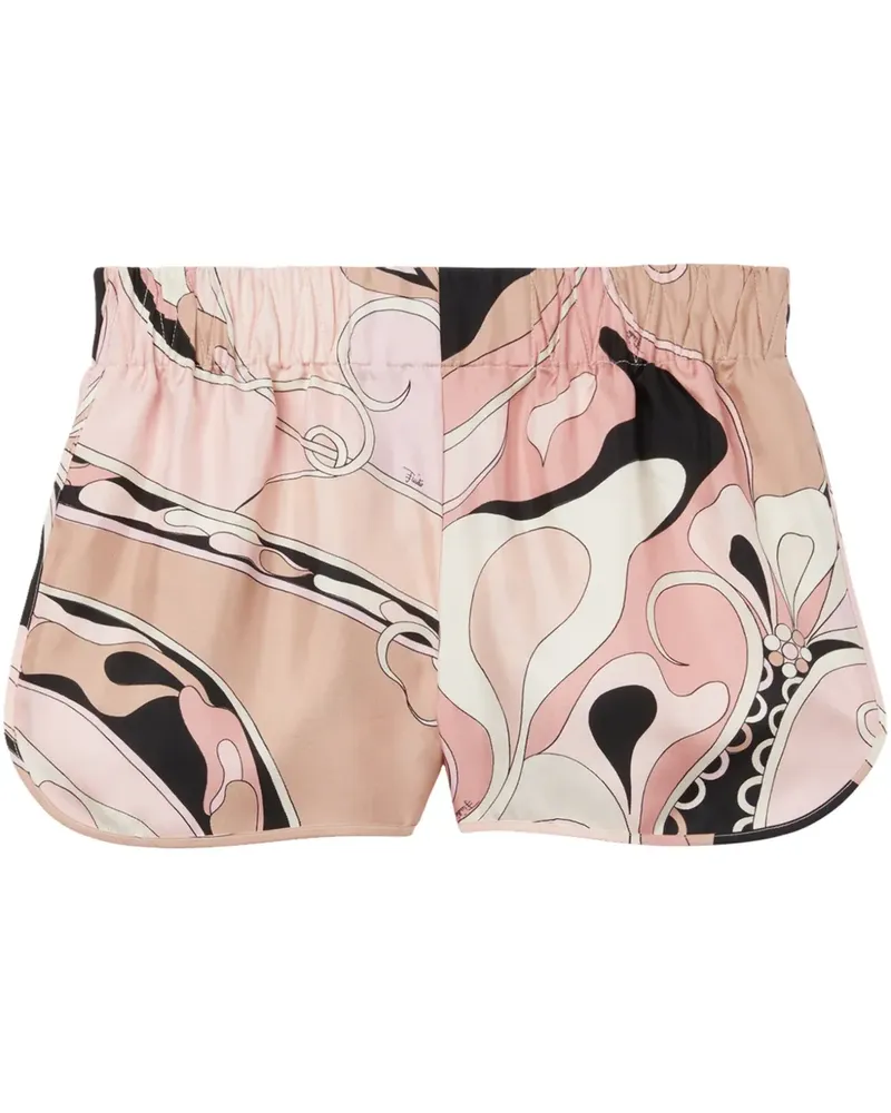 Emilio Pucci Shorts mit Orchideen-Print - Nude Nude