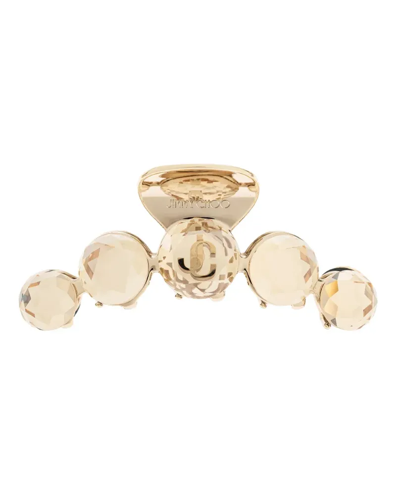 Jimmy Choo jewelled hair clip - Gold Gold