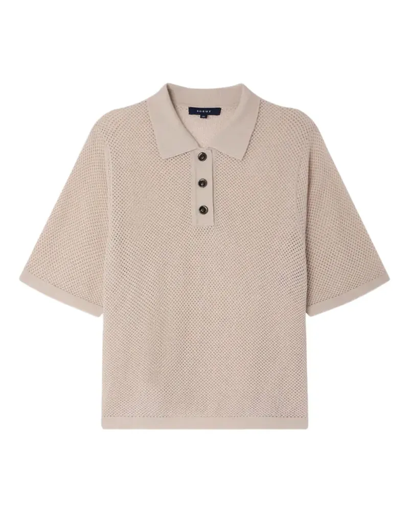 Soeur Harvey short-sleeved polo shirt - Nude Nude