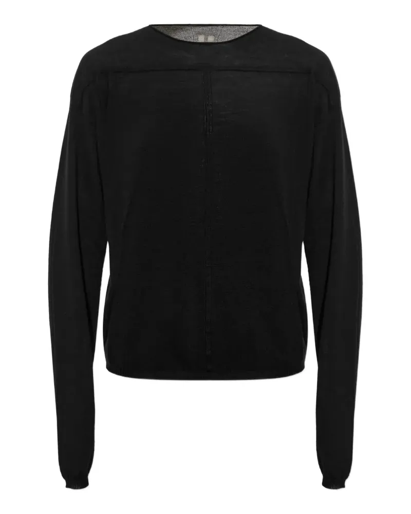 Rick Owens Tower Pull in black - Schwarz Schwarz