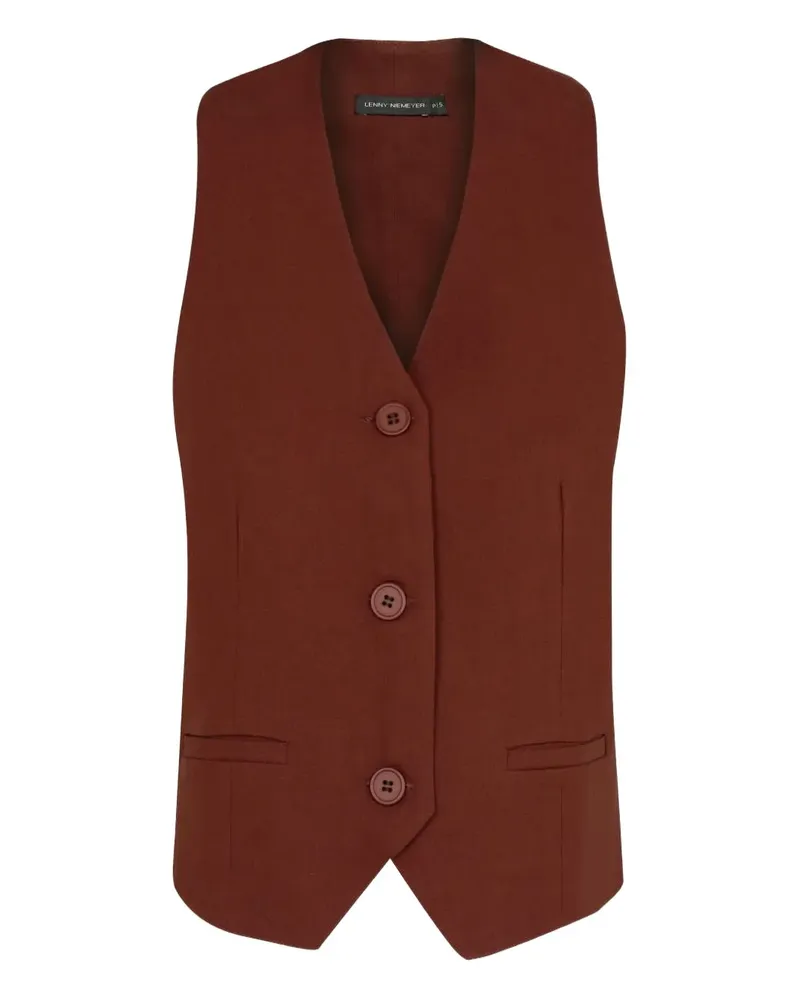 Lenny Niemeyer Top mit Knopfverschluss - Braun Braun