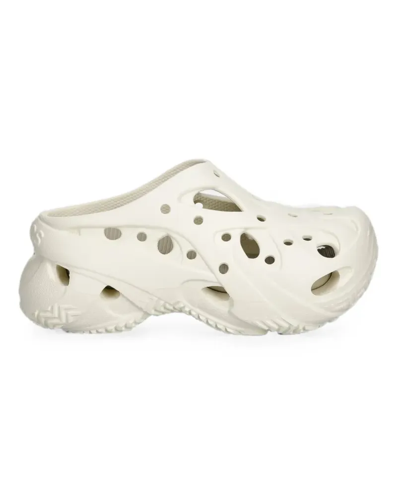 Crocs Caged perforated slip-on sneakers - Nude Nude