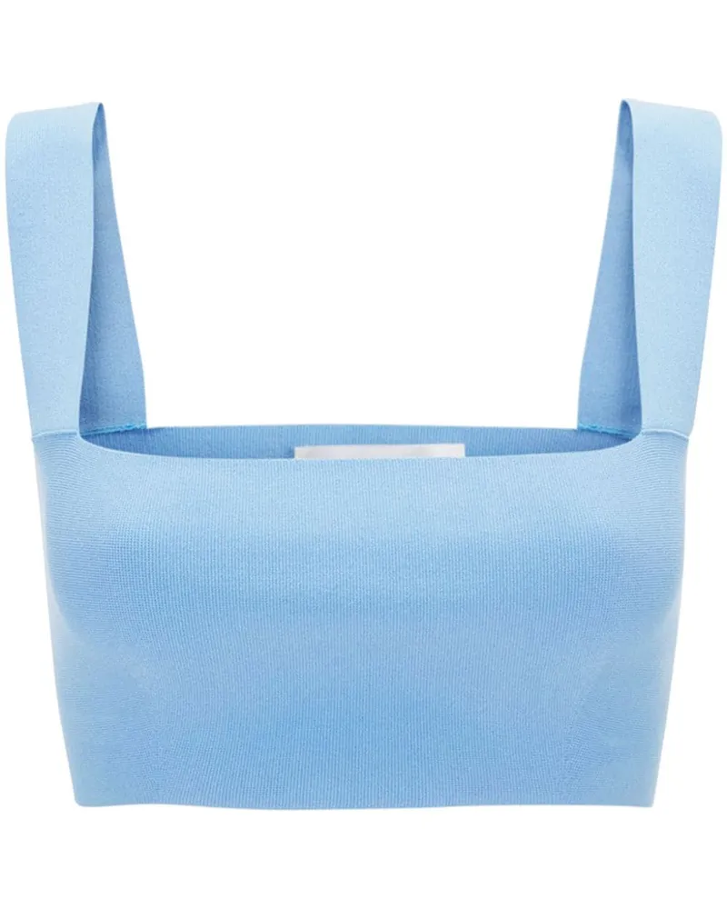 Victoria Beckham Cropped-Oberteil - Blau Blau