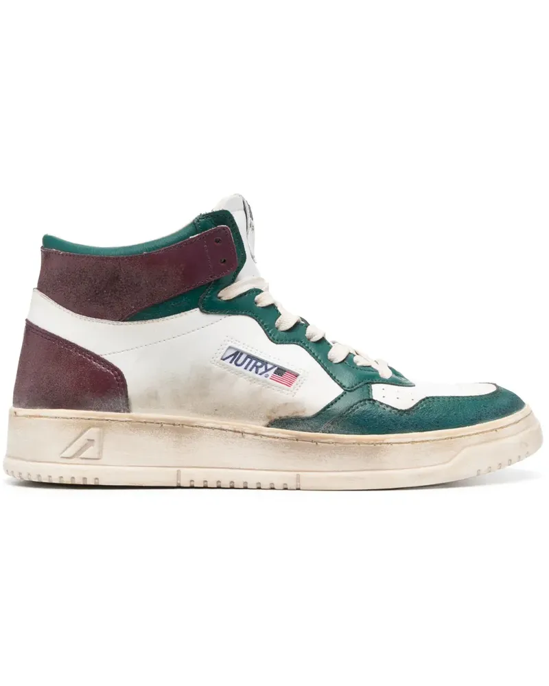 AUTRY Super Vintage Medalist High-Top-Sneakers - Weiß Weiß