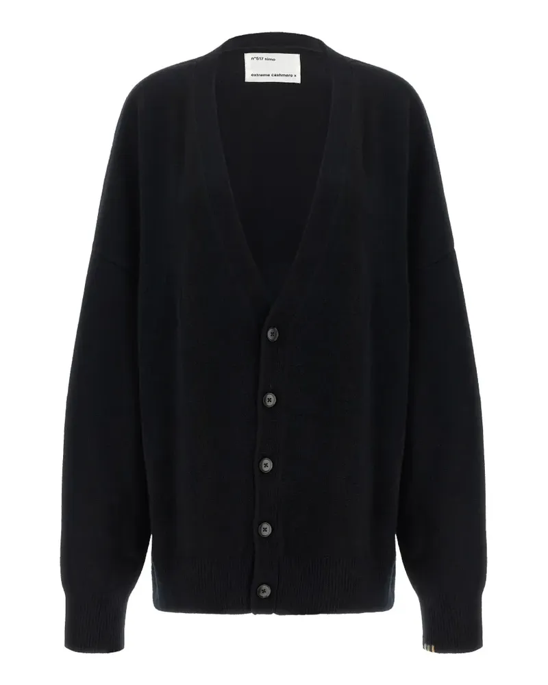 extreme cashmere Simo Oversized-Cardigan - Schwarz Schwarz