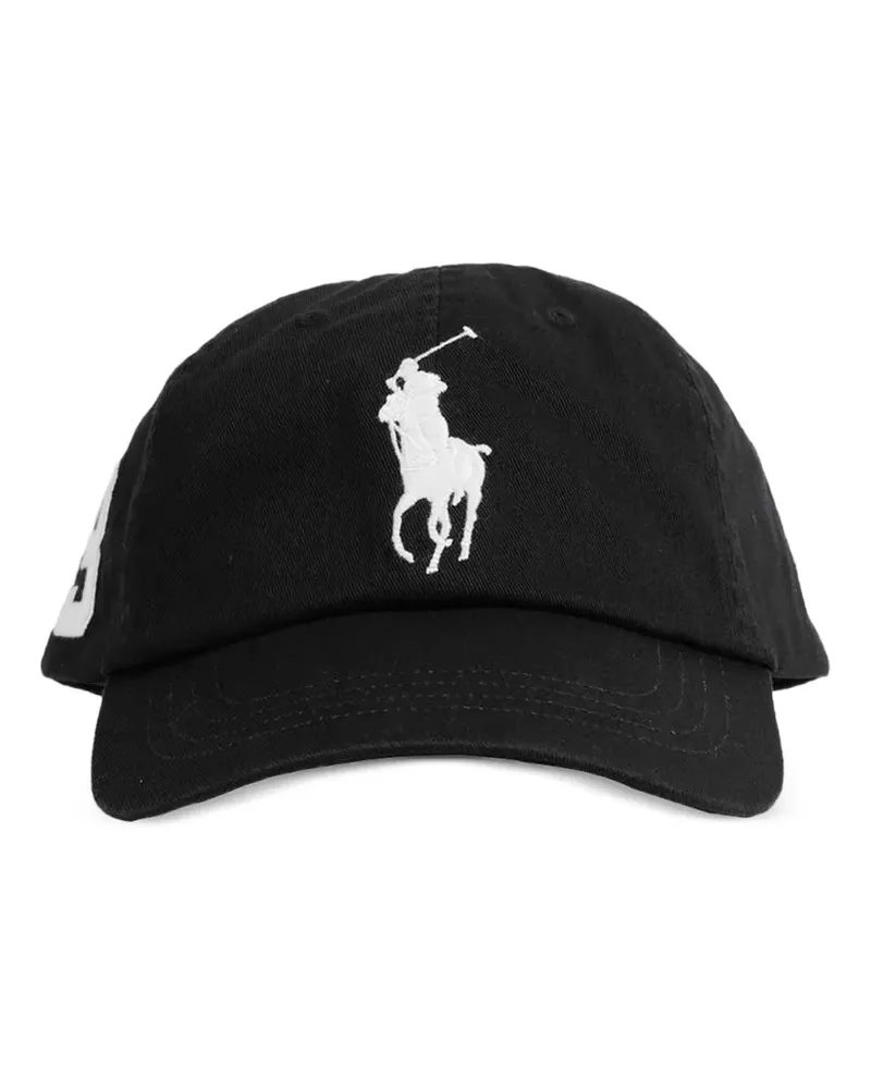 Ralph Lauren Sport Baseballkappe mit Logo-Stickerei - Schwarz Schwarz