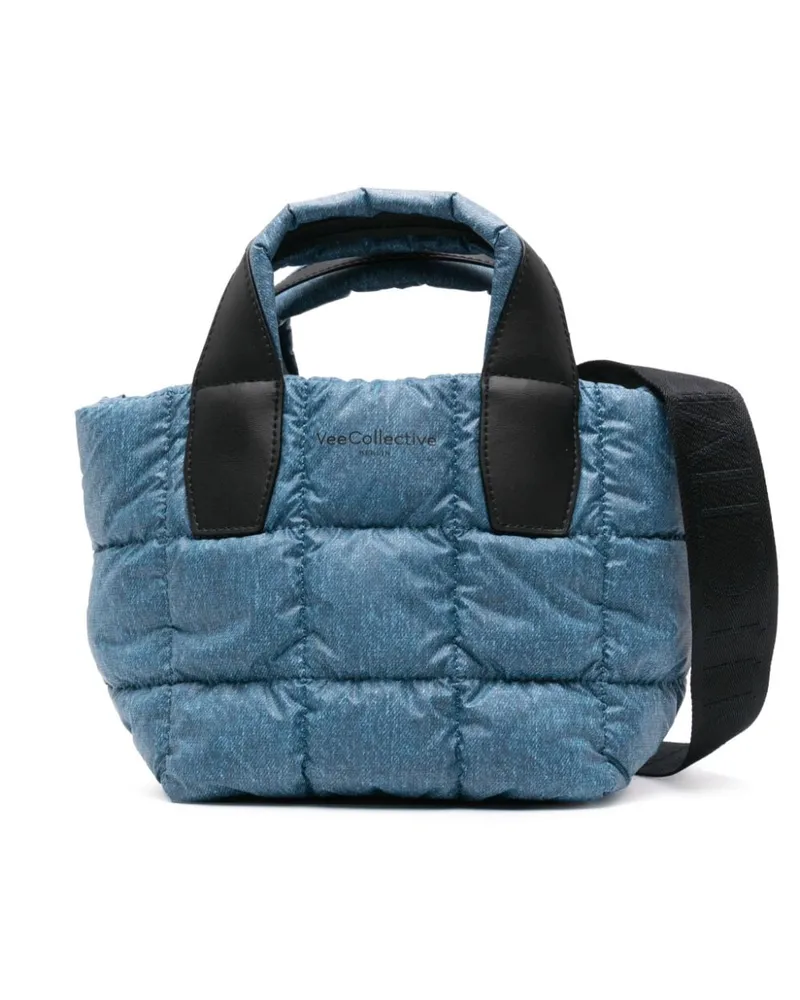 VeeCollective Mini Porter Handtasche - Blau Blau