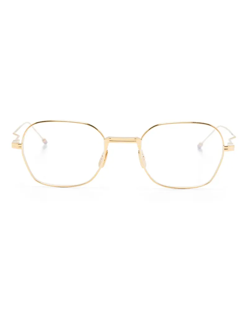 Thom Browne Brille mit eckigem Gestell - Gold Gold
