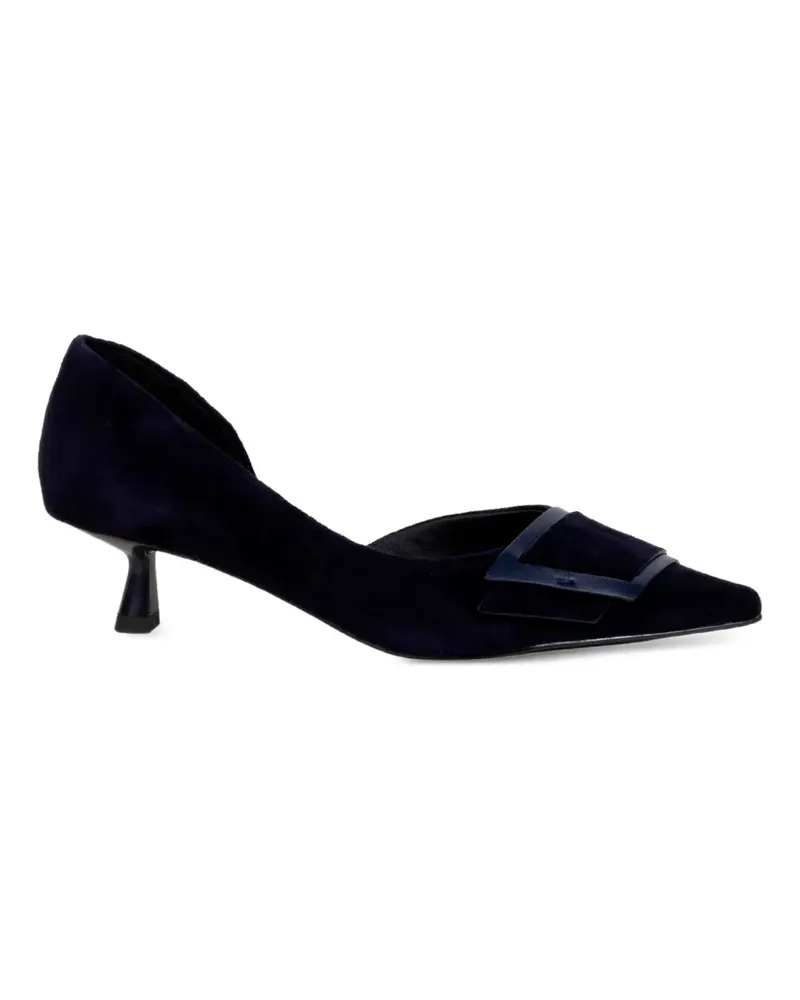 Bibi Lou Astra Pumps mit Schnalle und spitzer Kappe - Blau Blau