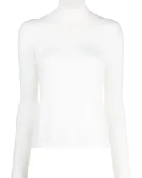 Câllas Milano Klassischer Rollkragenpullover Weiß