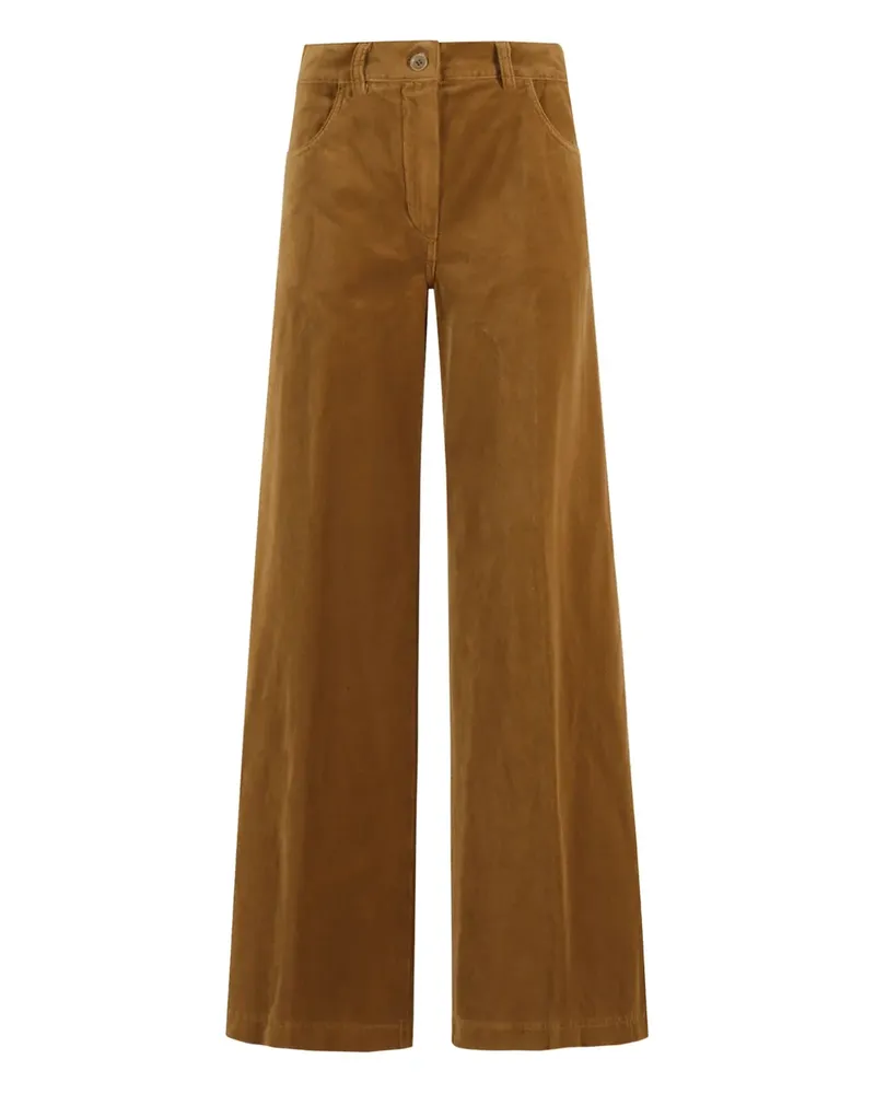 ASPESI velvet trousers - Braun Braun