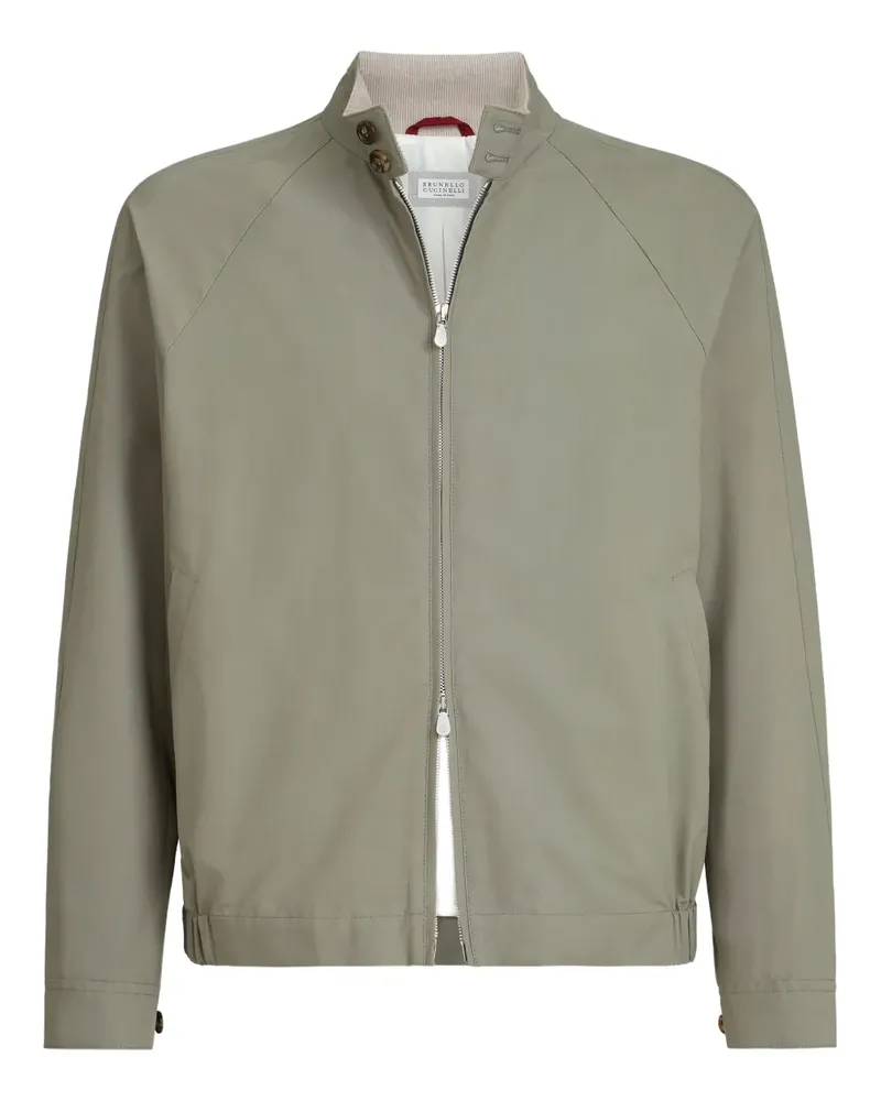 Brunello Cucinelli Jacke mit Reißverschluss - Grün Grün