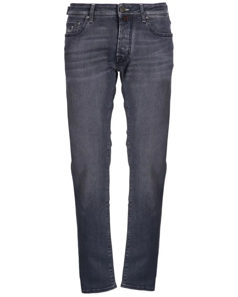 Jacob Cohën Klassische Slim-Fit-Jeans Grau