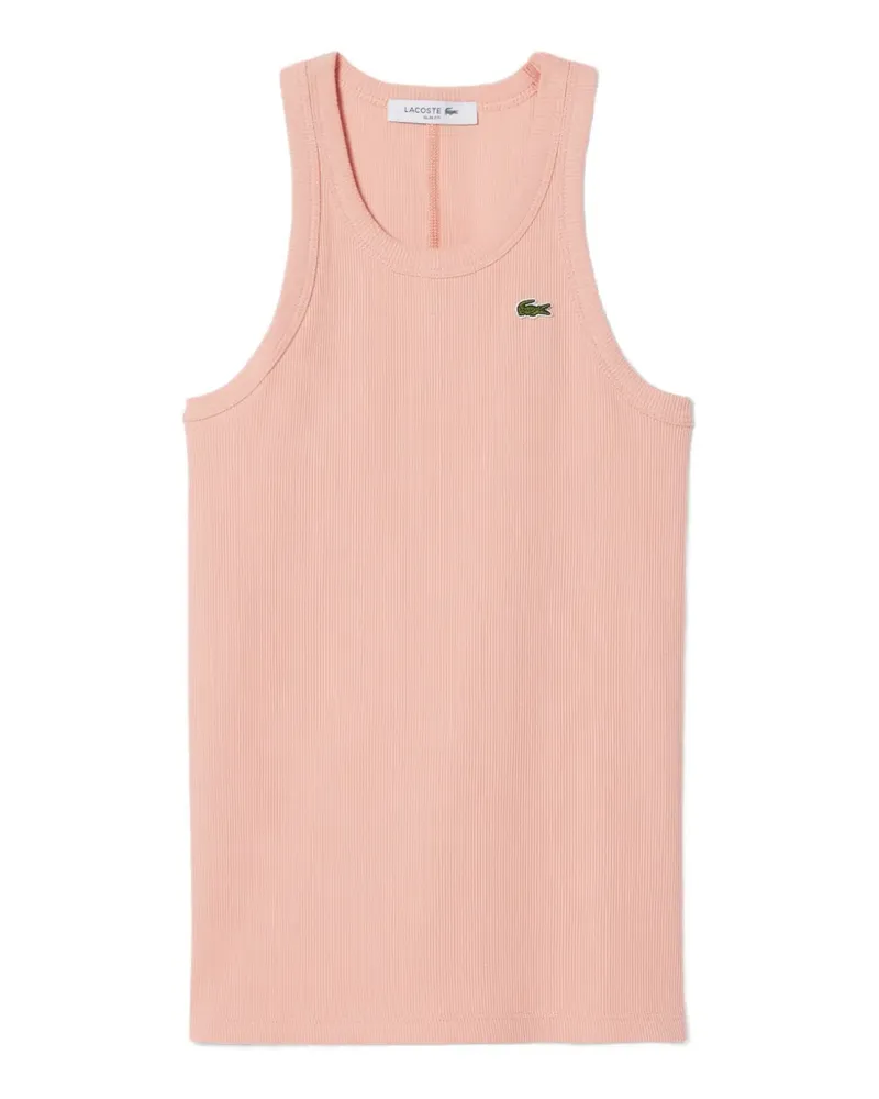 Lacoste Trägershirt mit Rundhalsausschnitt - Rosa Rosa