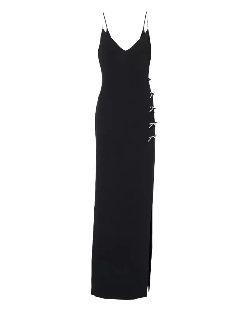 Elie Saab Abendkleid mit Schleife - Schwarz Schwarz