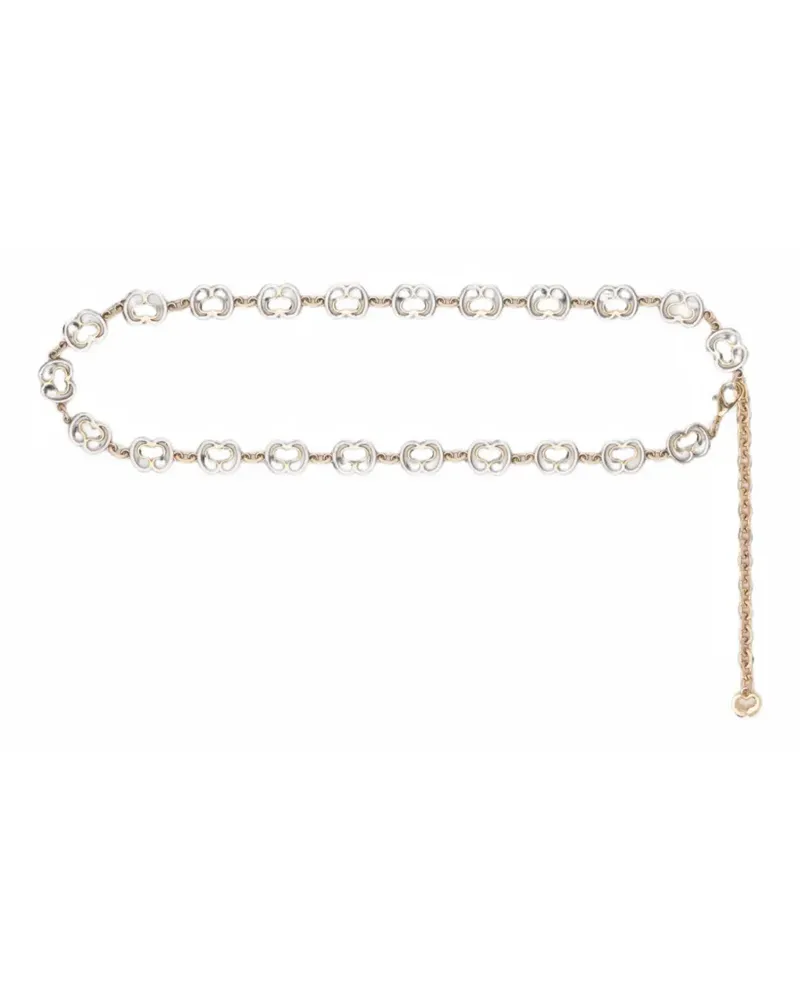 Maje chain belt with gold links golden/silver - Silber Silber