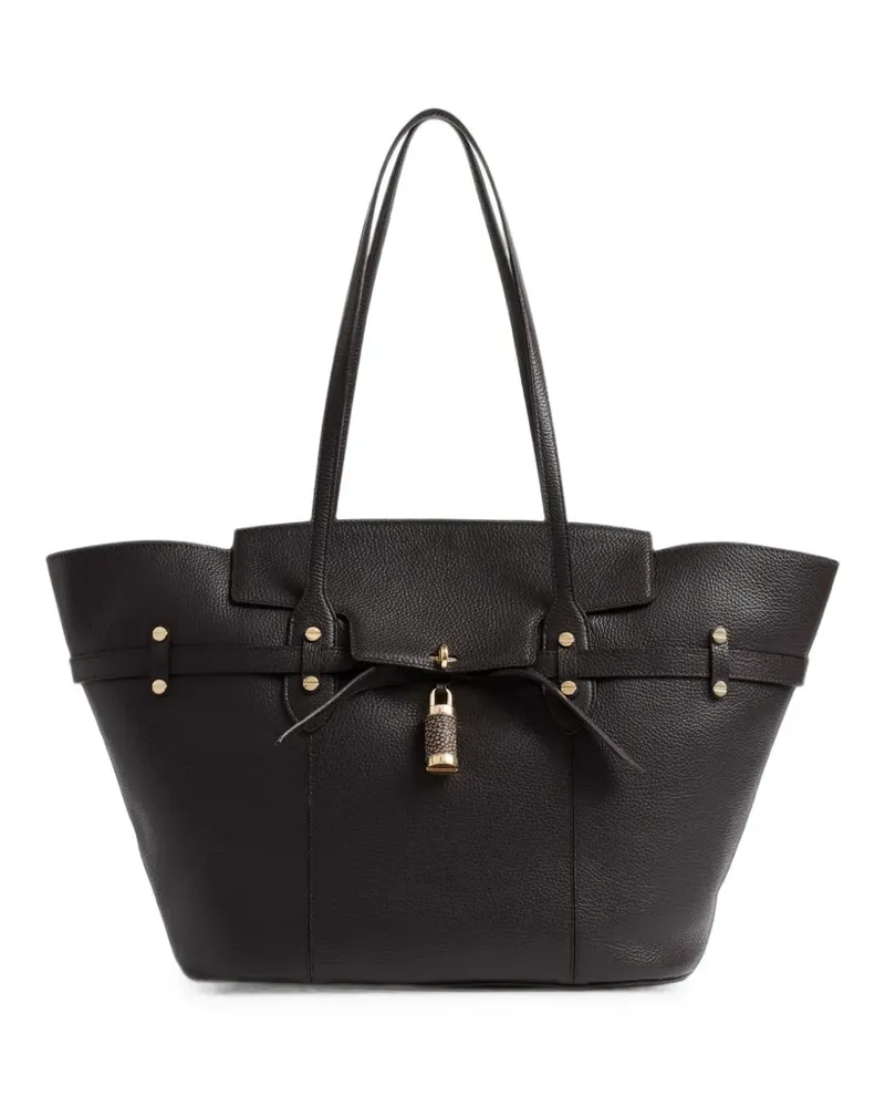 Borbonese Großer Premiere Tote Bag mit Schloss - Braun Braun