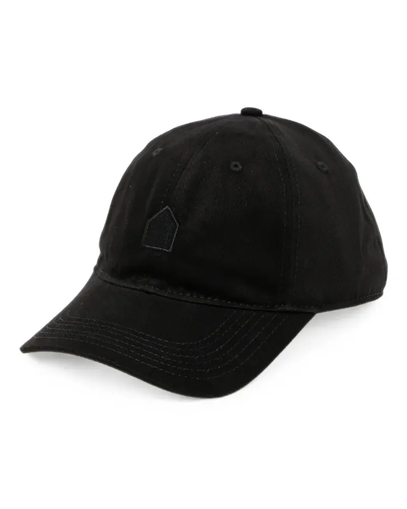 Noir Kei Ninomiya Baseballkappe mit Logo-Patch - Schwarz Schwarz