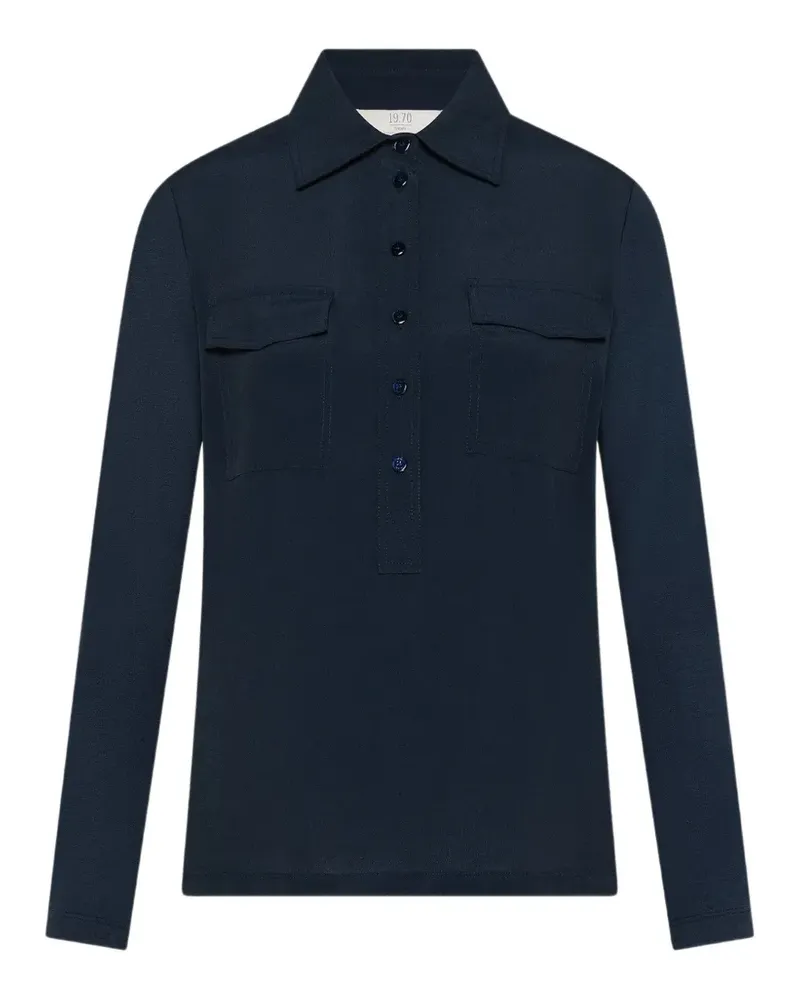 Seventy chest-pocket polo shirt - Blau Blau