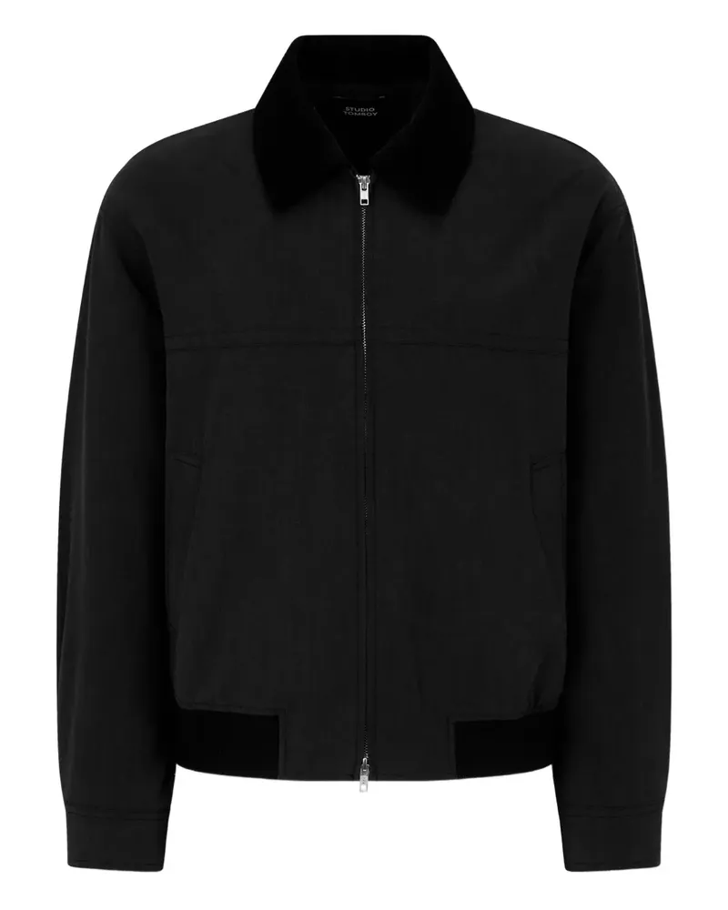 STUDIO TOMBOY zip-closure bomber jacket - Schwarz Schwarz