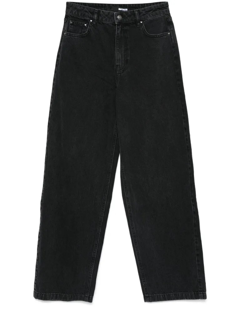 ROTATE Birger Christensen 5-Pocket-Jeans - Schwarz Schwarz