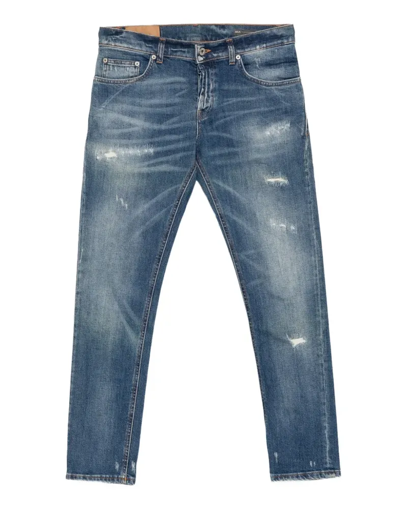 Dondup Distressed-Jeans mit Tragefalten - Blau Blau