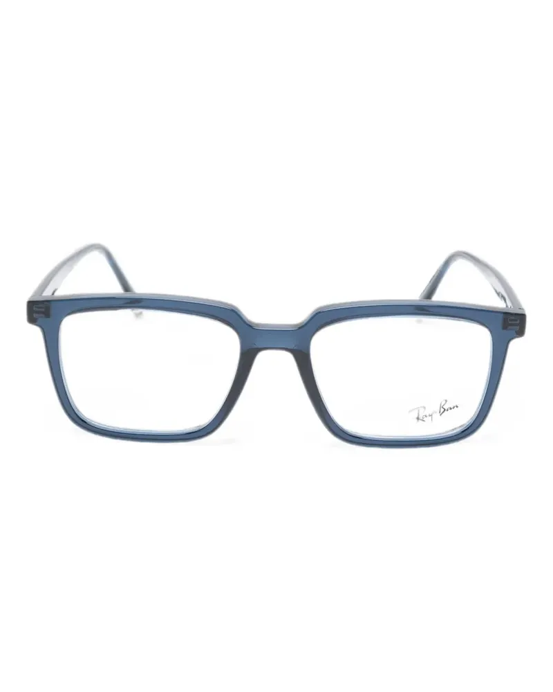 Ray Ban Alain Brille mit eckigem Gestell - Blau Blau
