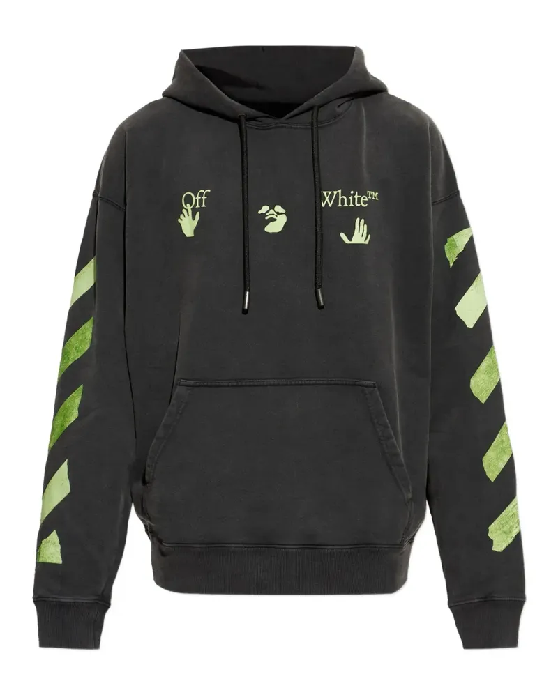 OFF-WHITE Bacco Arrow Hoodie - Schwarz Schwarz