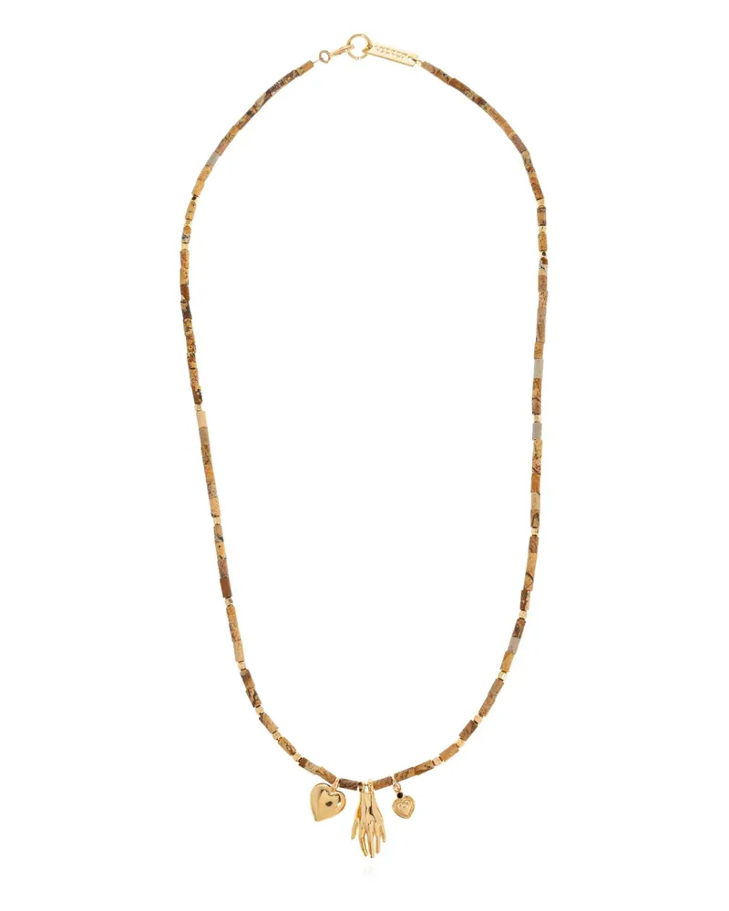 Isabel Marant Halskette mit Herz-Anhänger - Gold Gold