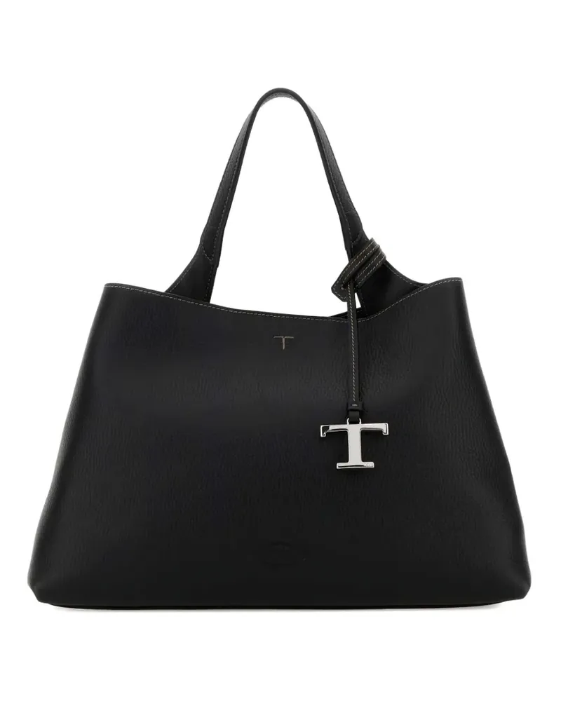 TOD'S leather tote bag - Schwarz Schwarz