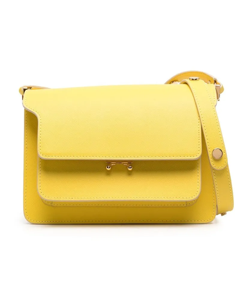 Marni Trunk Schultertasche - Gelb Gelb