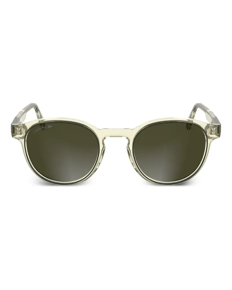 Lacoste Sonnenbrille mit rundem Gestell - Gelb Gelb