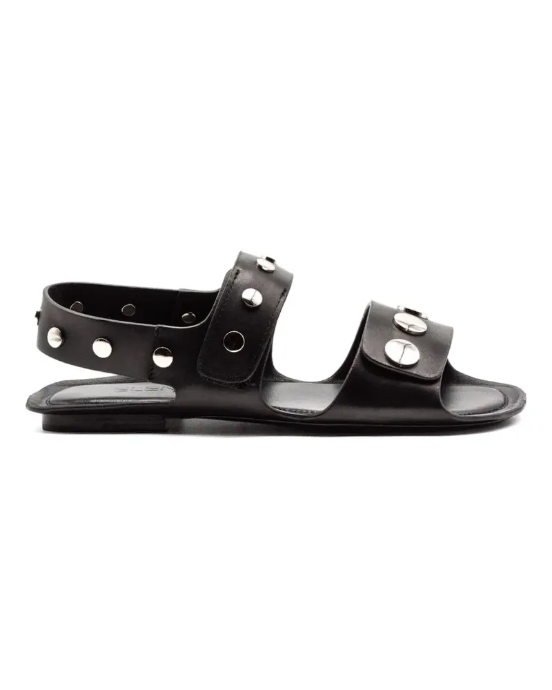 Elena Iachi studded leather sandals - Schwarz Schwarz