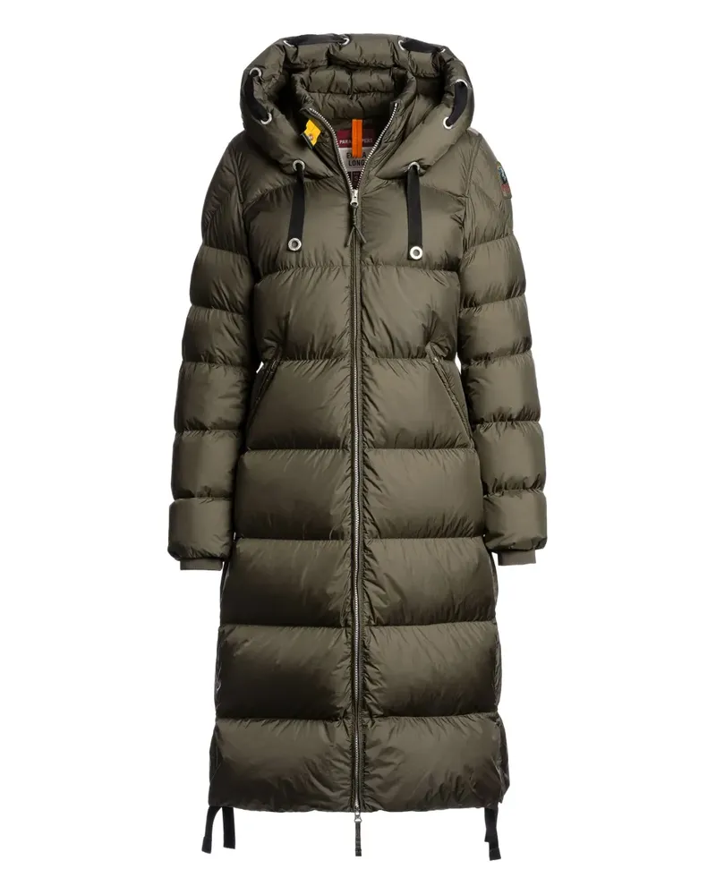 Parajumpers Gesteppter Panda Kapuzenmantel - Grün Grün