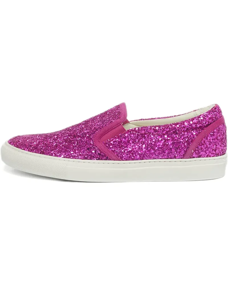 Dsquared2 glitter slip-on sneakers - Rosa Rosa